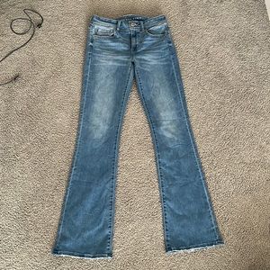 Low rise bootcut flare jeans